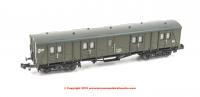 374-633 Graham Farish SR QRV 50ft Bogie B Luggage Van number ADB 977111 in BR Departmental Olive Green livery